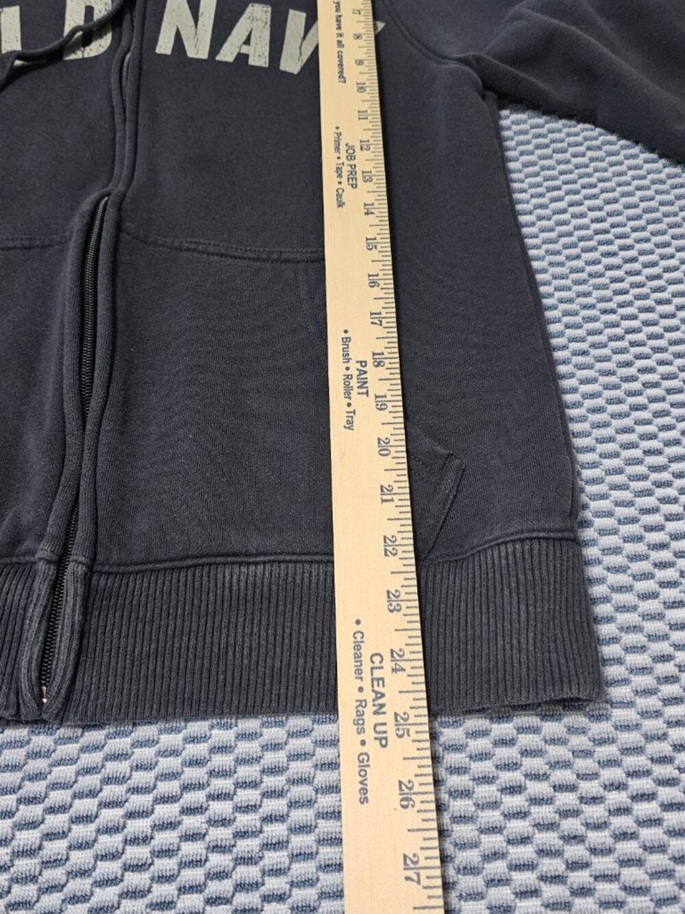Old Navy Gray Full Zip Women's Hoodie Sweatshirt- Size Small - Picture 7 of 7